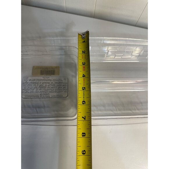 Longaberger Plastic Basket Protector Insert 3-Way Treasures Divided 7"x17.75" - Picture 6 of 6